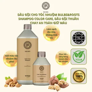 Dầu Gội Cho Tóc Nhuộm Bulbs&Roots SHAMPOO COLOR CARE, Dầu Gội Thuần Chay An Toàn Giữ Màu
