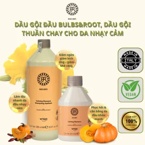Dầu Gội Đầu Bulbs&Root Store Curative Calm Calming Shampoo, Dầu Gội Thuần Chay Tóc Chắc Khỏe