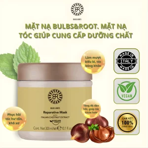 Mặt Nạ Bulbs&Root Reparative Mask, Mặt Nạ Tóc Cung Cấp Dưỡng Chất, Phục Hồi Và Tăng Cường Độ Mượt Mà